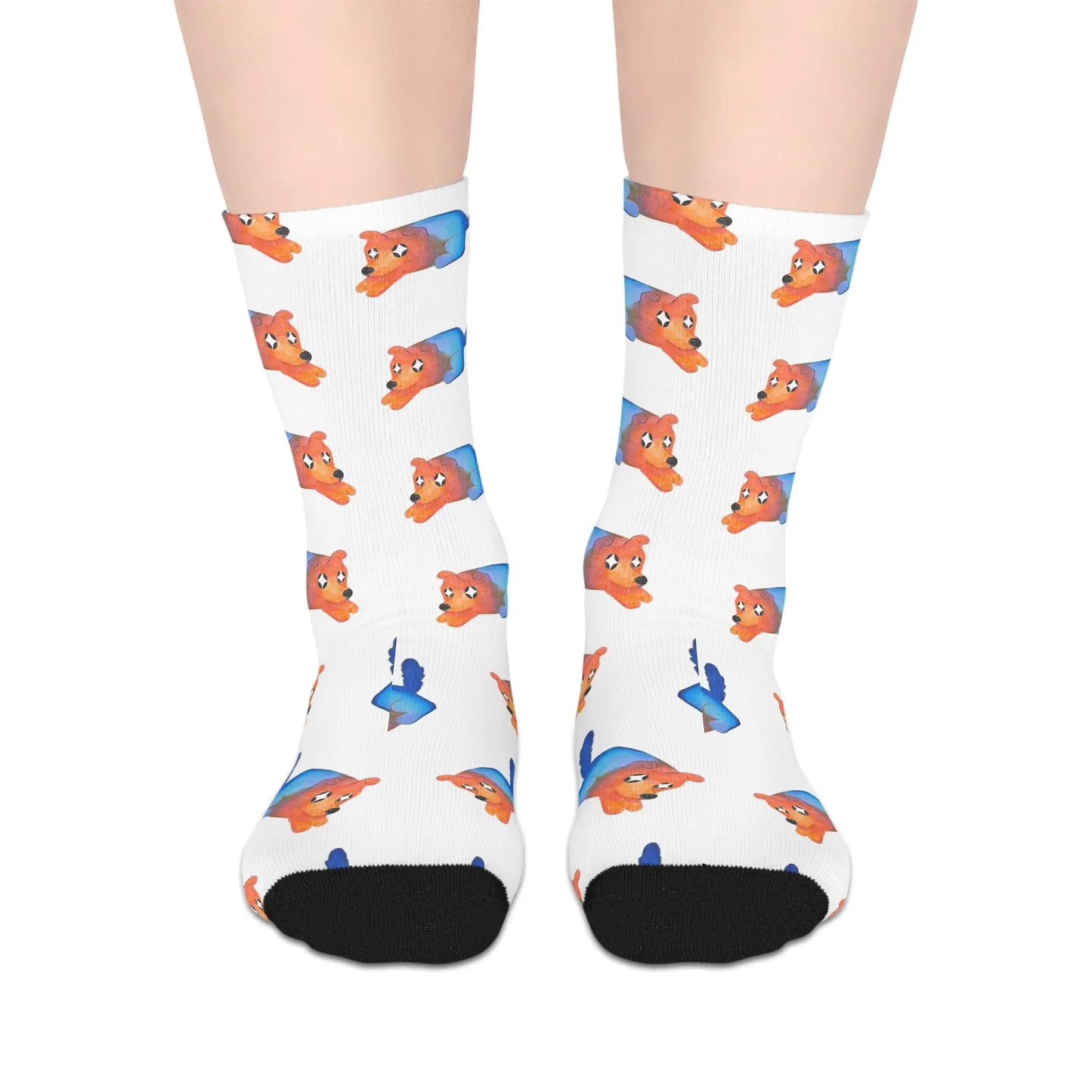 Tofu Mid-Length Socks Printify