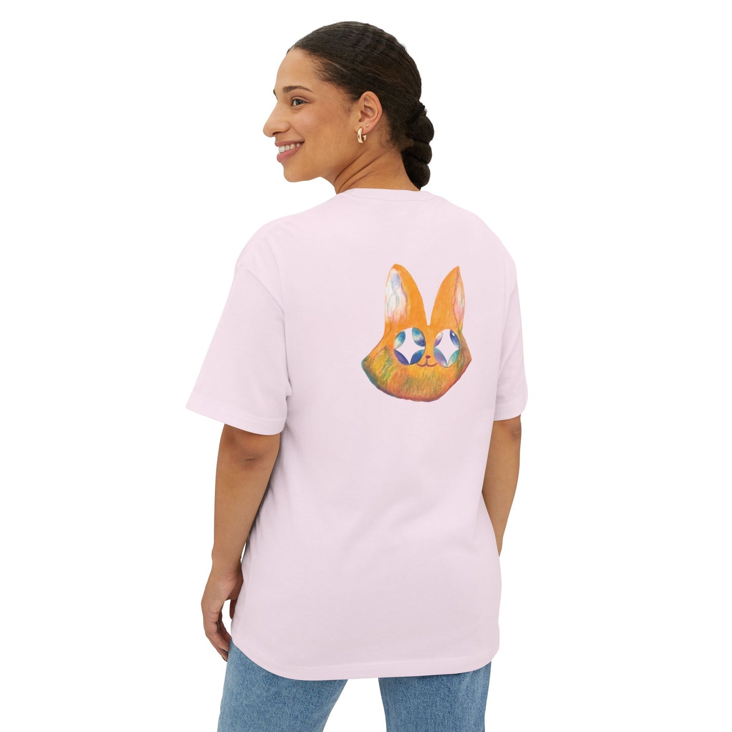 ‘ Fox ’ Unisex Boxy Tee