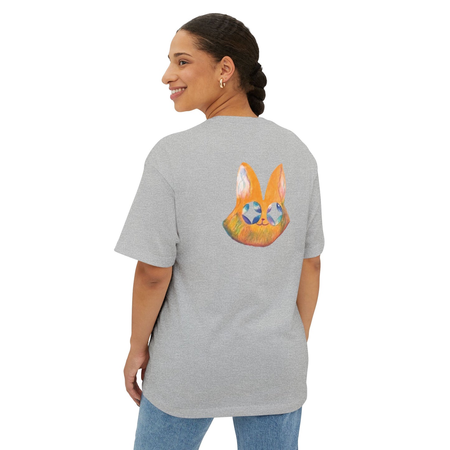 ‘ Fox ’ Unisex Boxy Tee