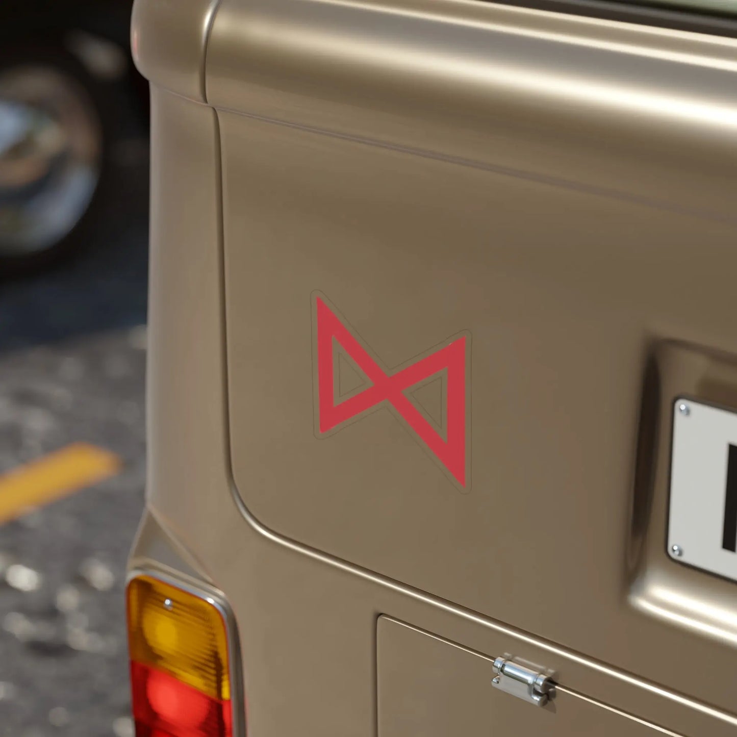 Mugen Die-Cut Outdoor Stickers, Waterproof Vinyl Decal for Laptops, Water Bottles, Car Decorations, Gifts Printify