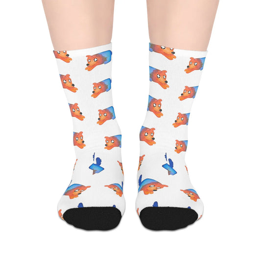 Tofu Mid-Length Socks Printify