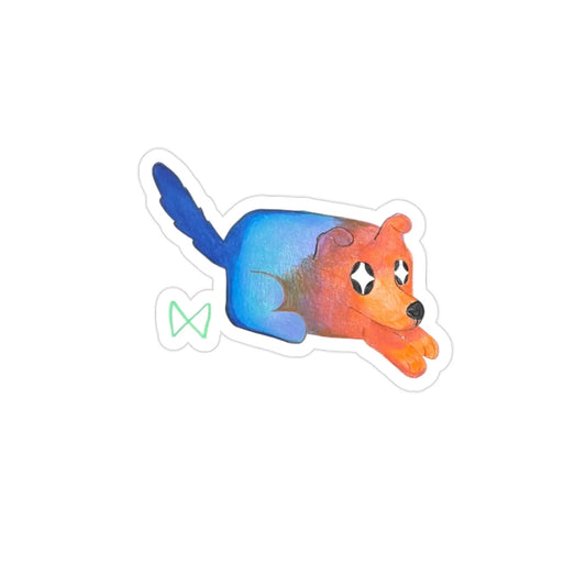 Tofu Transparent Outdoor Stickers Printify