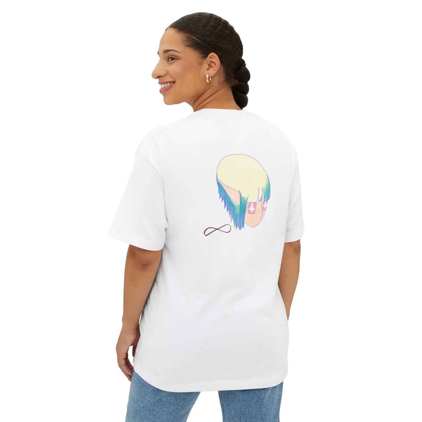 ‘ esther ’ Unisex Boxy Tee Printify