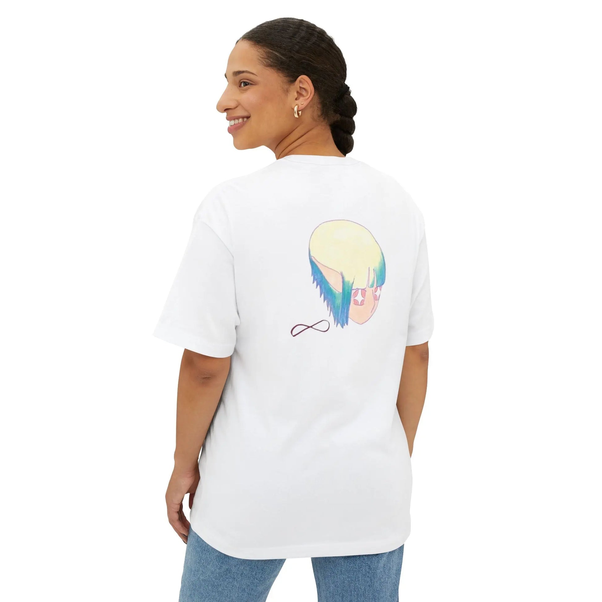 ‘ esther ’ Unisex Boxy Tee Printify