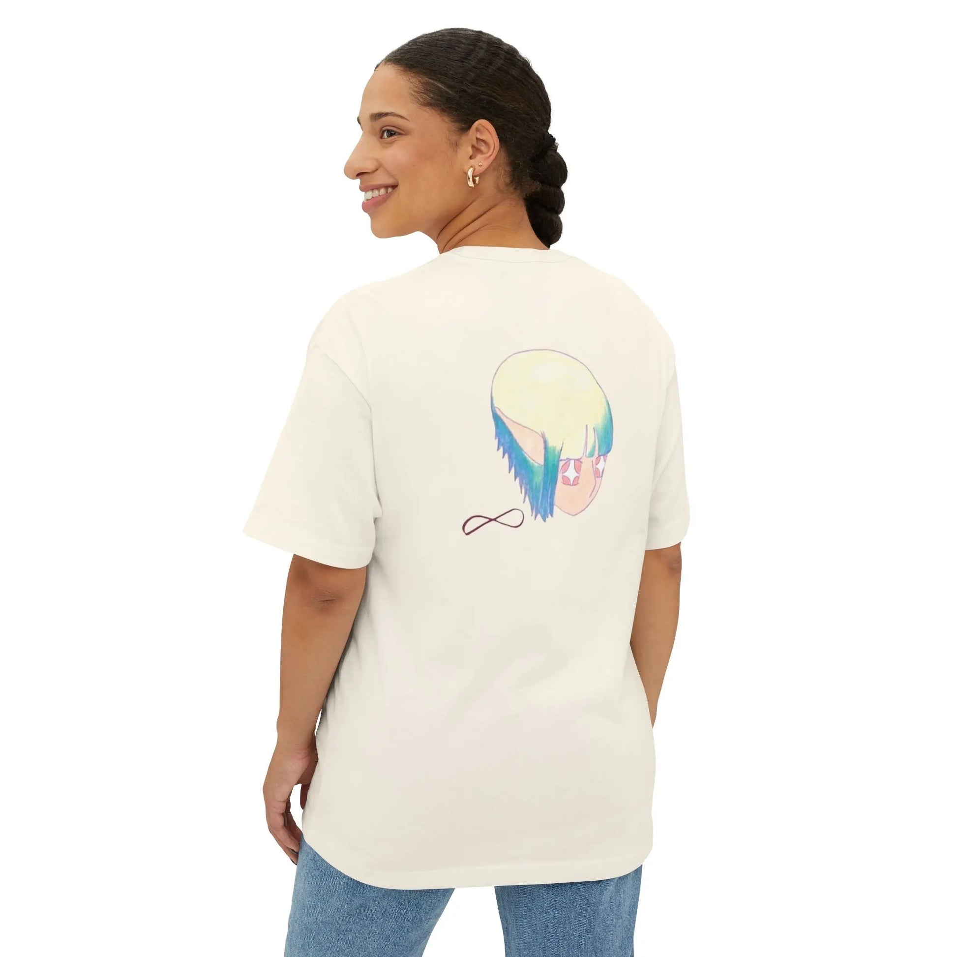 ‘ esther ’ Unisex Boxy Tee Printify