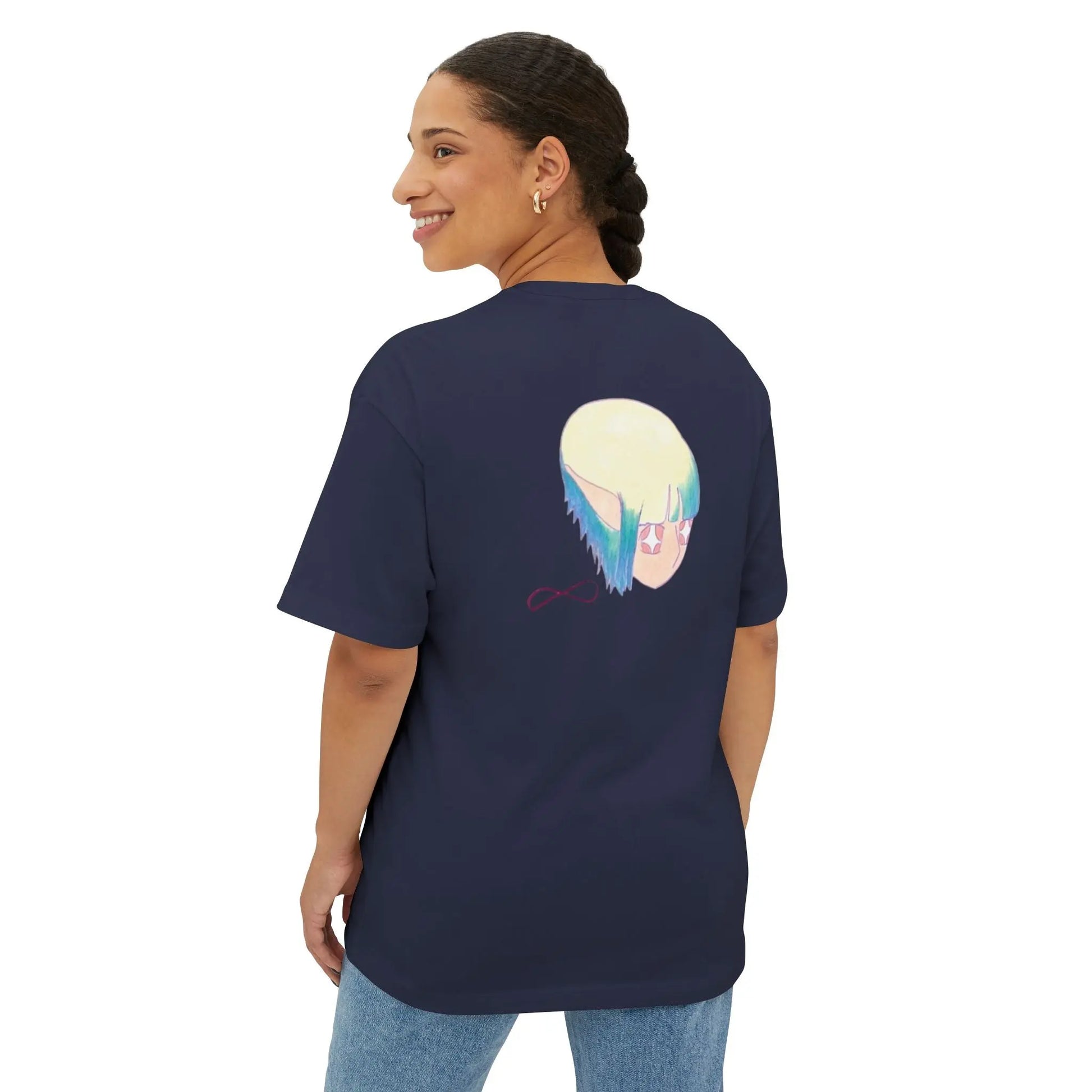 ‘ esther ’ Unisex Boxy Tee Printify