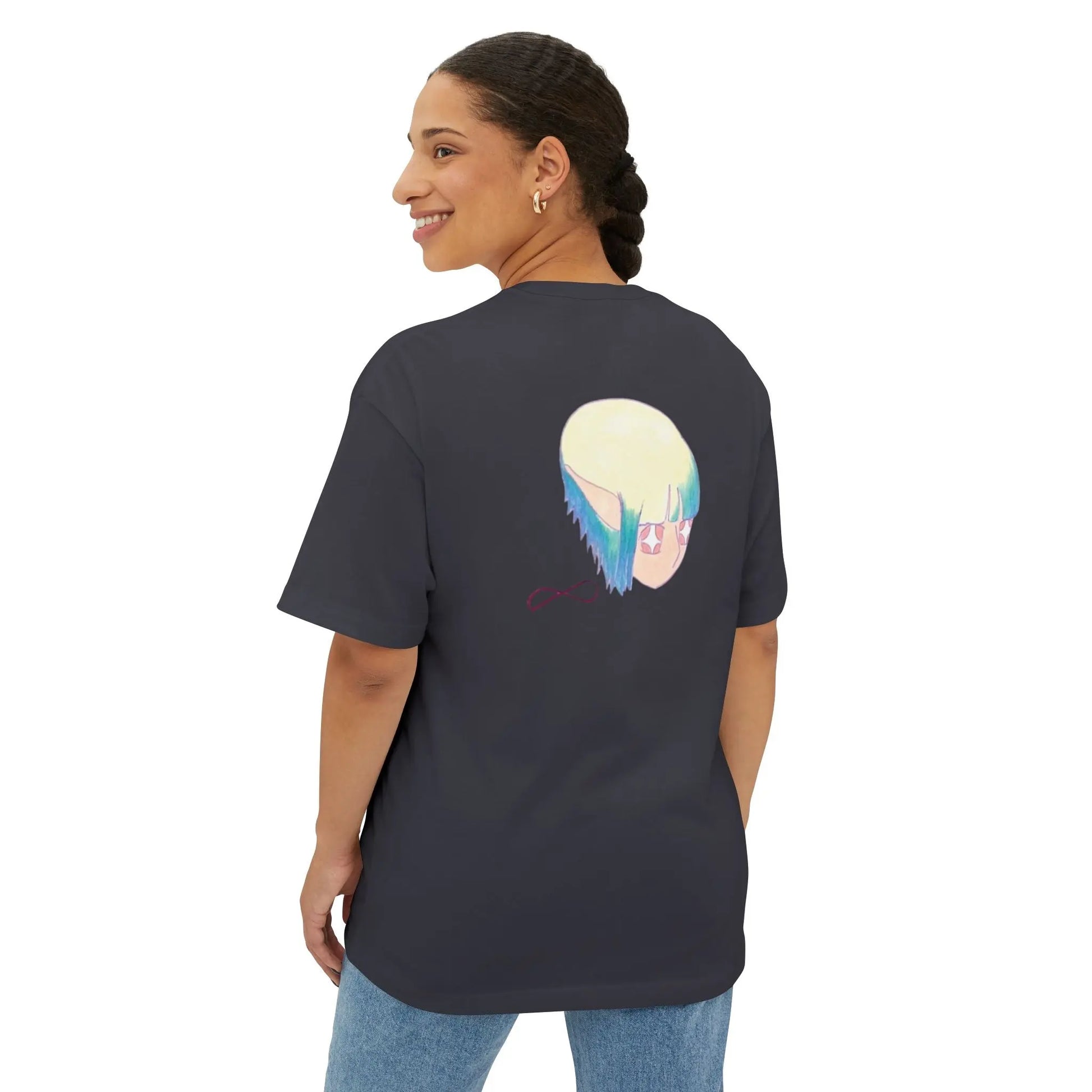‘ esther ’ Unisex Boxy Tee Printify